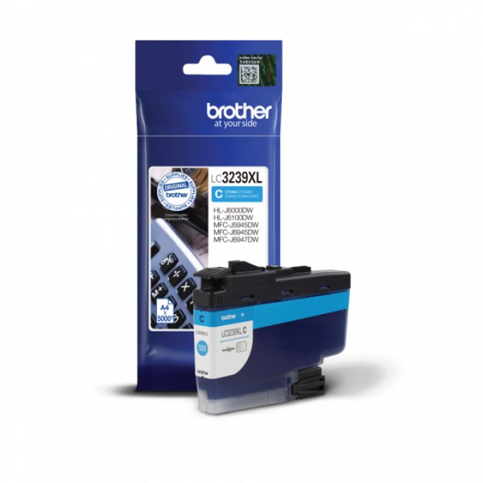 BROTHER Cartouche encre LC3239XLC Cyan 5 000 pages