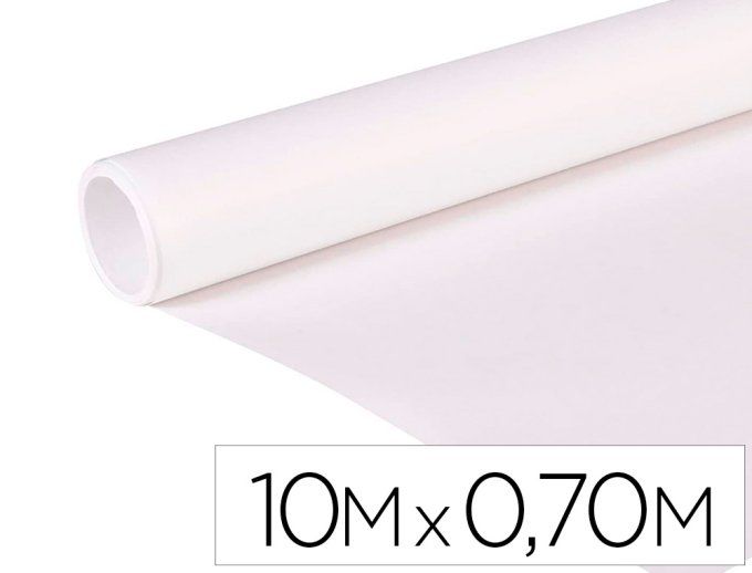 Rouleau papier kraft clairefontaine blanc 65gr 10mx0,70m.