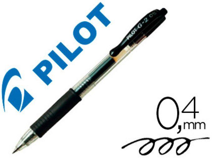 Stylo-bille PILOT g2 7 écriture moyenne 0.4mm 