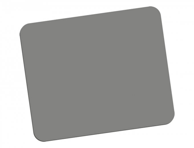 Tapis souris FELLOWES économique polyester 23x18cm coloris gris.