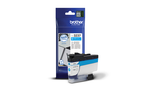 BROTHER Cartouche encre Cyan LC3237CC 1 500 pages