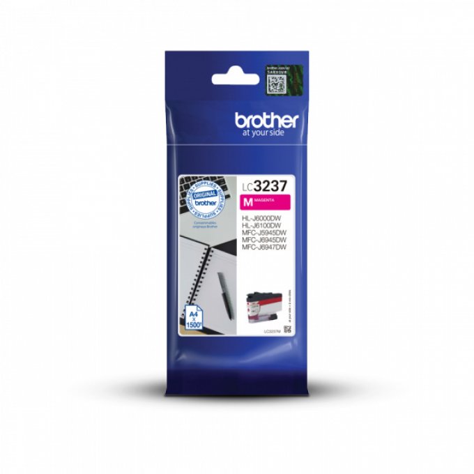 BROTHER Cartouche encre LC3237M Magenta 1 500 pages 