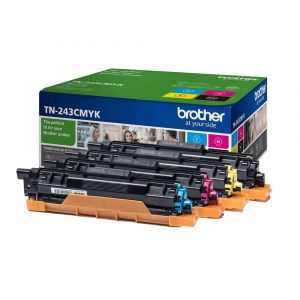  BROTHER Pack 4 Cartouches Toner TN243BK,C,M,Y 4X1 000 pages