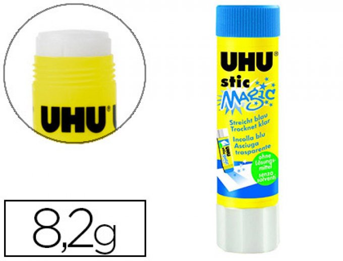 Bâton de colle blanche UHU 8,2 g - Petit format
