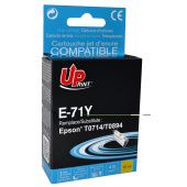 UPRINT E-71Y YELLOW CARTOUCHE COMPATIBLE AVEC EPSON T071 - T0714