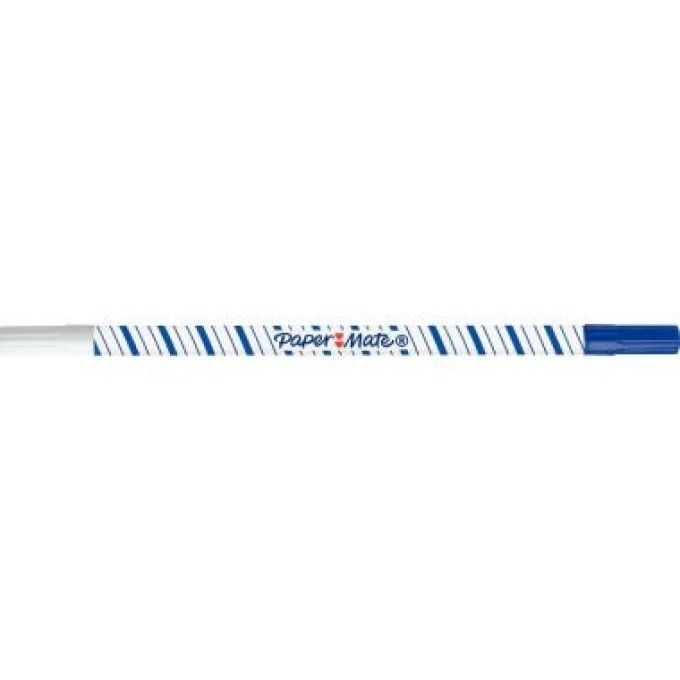 PAPER MATE Effaceur Double action, il efface avec la pointe blanche l'encre bleue des stylos plume