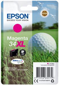 EPSON Cartouche Golf 34XL Encre Durabrite Magenta 10,8ml