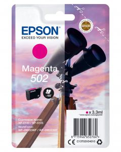  EPSON Cartouche Encre Jumelle 502 Magenta 3,3ml