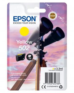  EPSON Cartouche Encre Jumelle 502 Yellow 3,3ml