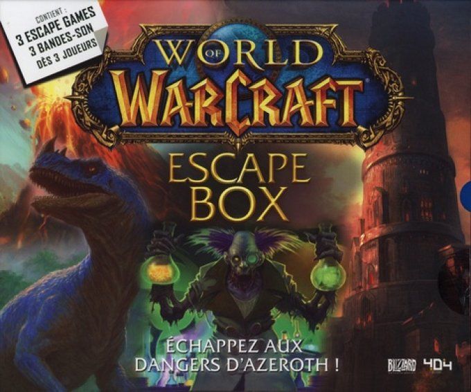 Escape Box World of Warcraft. Avec 3 escape games et 3 bandes-son