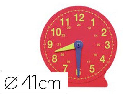 Grande horloge magnétique aiguilles synchronisées diamètre 41cm.