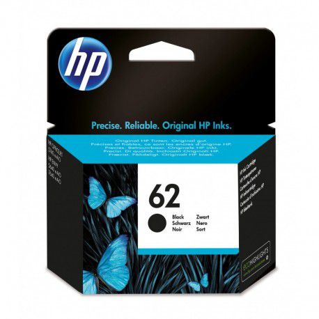 HP 62 Cartouche d'encre Noir authentique (C2P04AE)