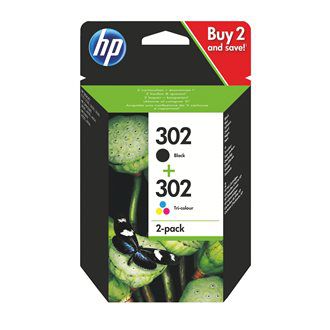 HP 302 PACK noire et couleur 