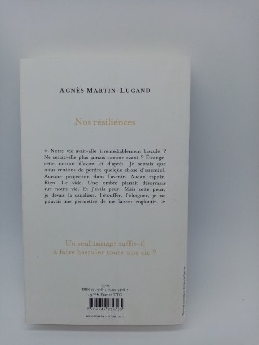 MARTIN-LUGAND  Agnès Nos résiliences