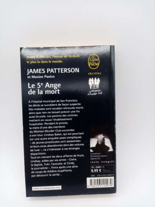 James PATTERSON  Le 5ème ange de la mort