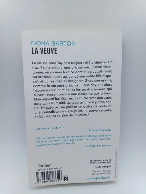 BARTON Fiona  La veuve