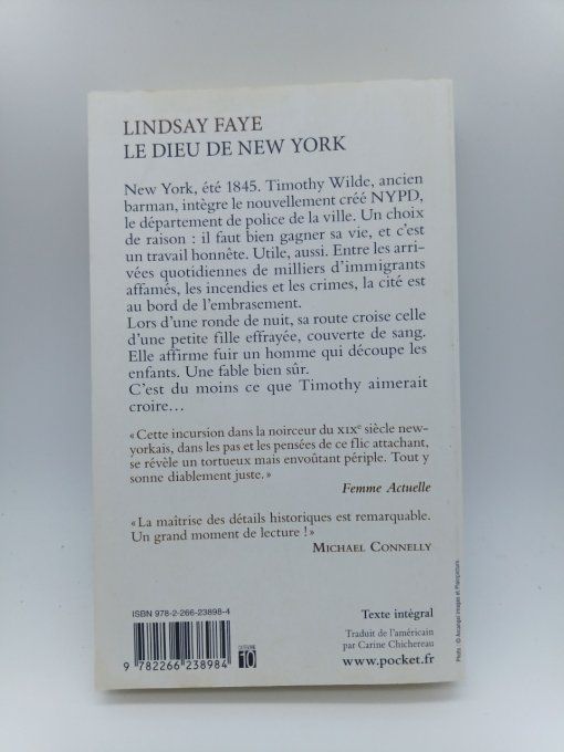 FAYE Lindsay  Le Dieu de New York