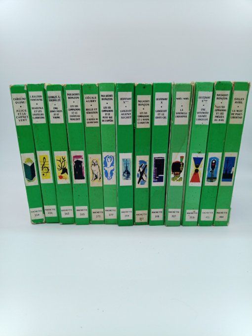 Lot de 29 livres bibilothèque verte