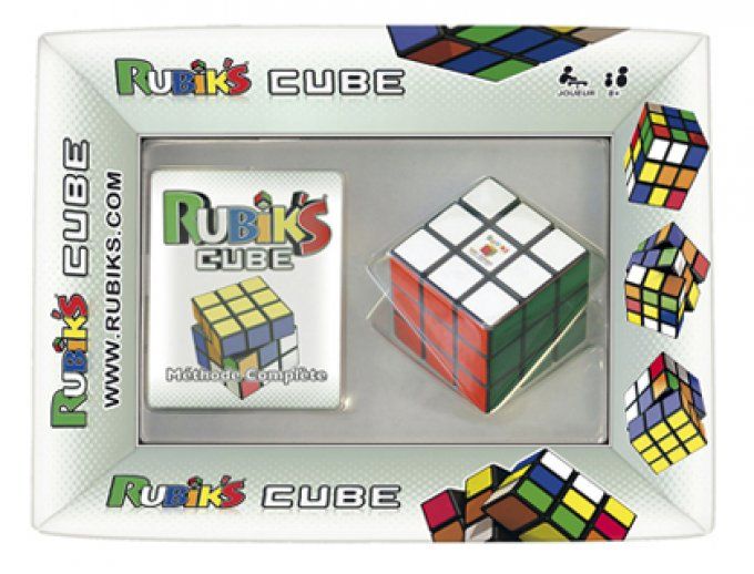 Jeu rubik's cube contient livret d'aide.