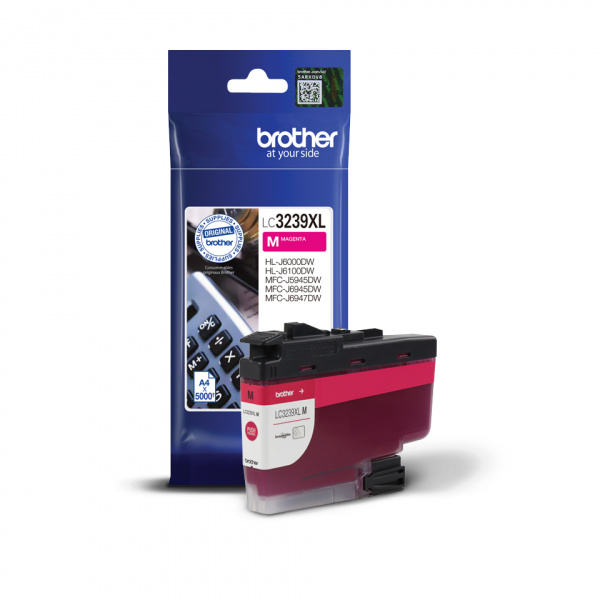 BROTHER Cartouche encre LC3239XLM Magenta 5 000 pages 