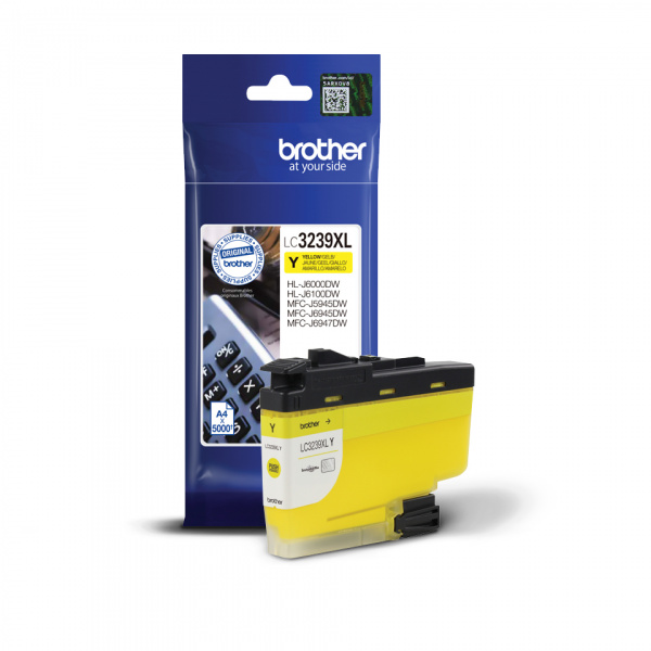 BROTHER Cartouche encre LC3239XLY Jaune 5 000 pages 