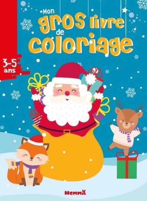Mon gros livre de coloriage Père Noël