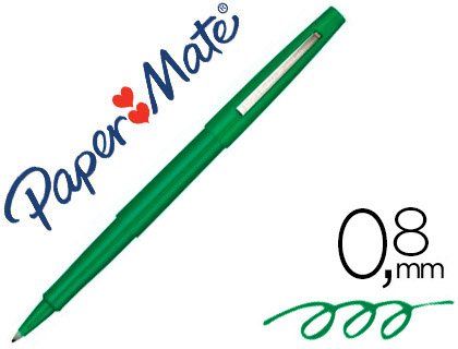 Stylo-feutre PAPER MATE flair original pointe moyenne 1mm longue durée de vie coloris vert