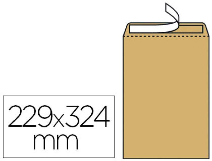 50 enveloppes à soufflet kraft blanches C4 229 x 324 mm - JPG