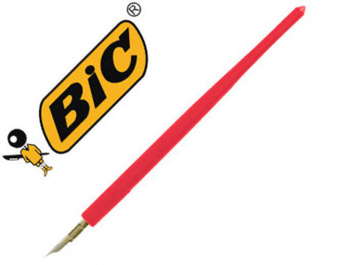 Porte-plume BIC  conté atome écriture dessins techniques croquis.