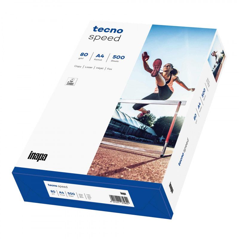 Ramette TECNO SPEED, papier reprographique, blanc, 80g, A4, 500f