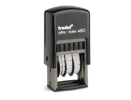 TRODAT Tampon dateur trodat 4810 automatique mini-dateur 3.8mm