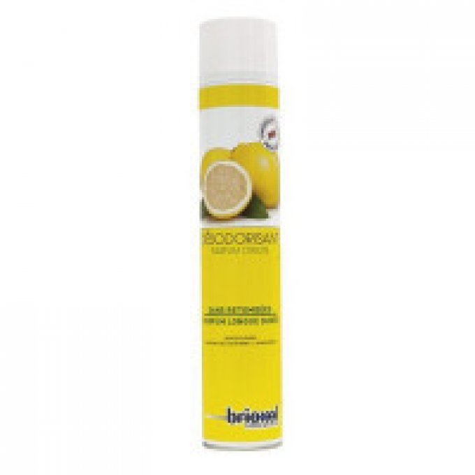 Aérosol désodorisant BRIOXOL parfum citron 750 mL