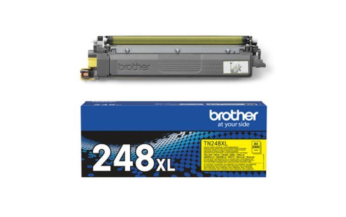 BROTHER Cartouche Toner TN248XLY Jaune 2 300 pages