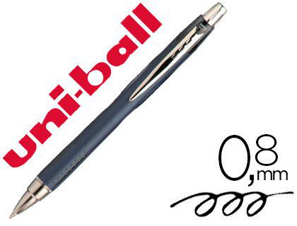UNIBALL Stylo-bille uniball jetstream rt écriture moyenne 0.8mm encre gel Noir